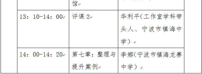 寧波市鄞州中學教學樓一樓高一階梯教室) 三,參加對象 :工作室部分