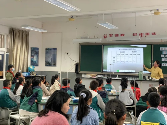 丽教研多维量化评改课先听后上共成长缙云县新建小学科学教研活动